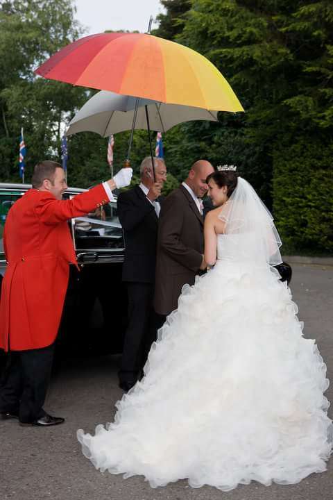 Eric Jones, Chester Toastmaster, delivering outstanding wedding services to happy clients .