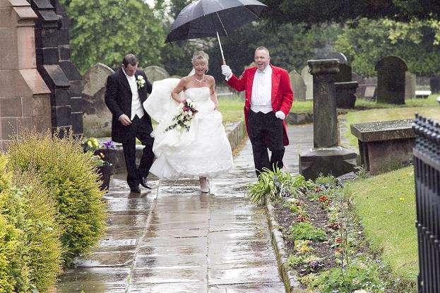 Eric Jones, Chester Toastmaster, delivering outstanding wedding services to happy clients .