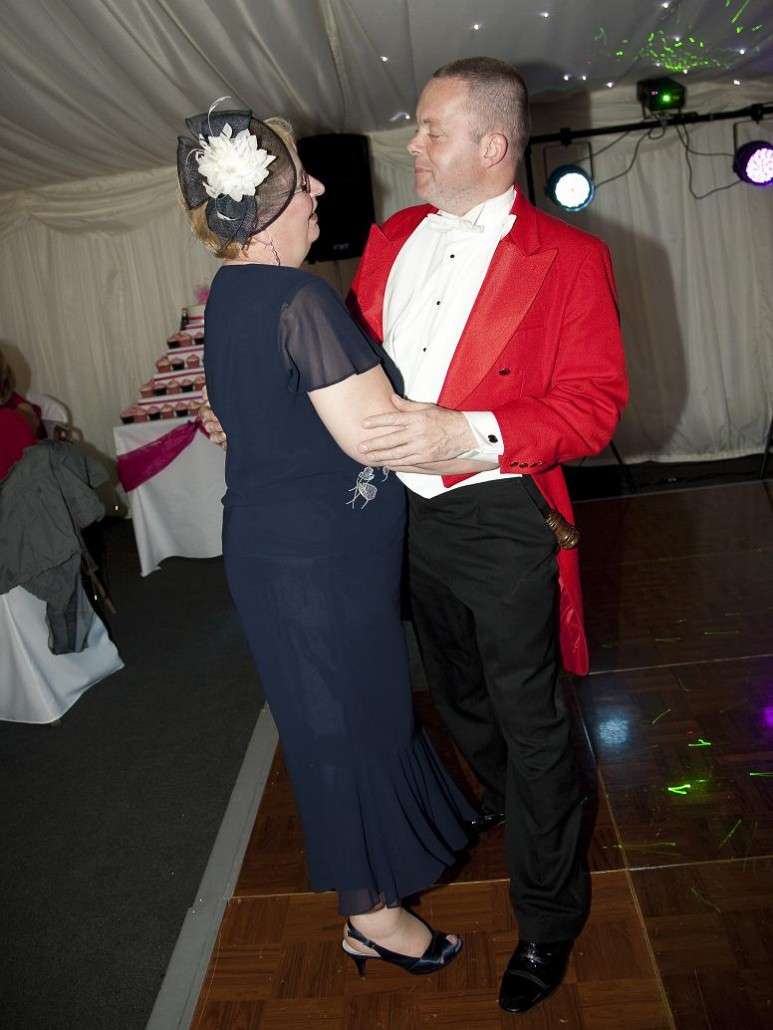 Eric Jones, Chester Toastmaster, delivering outstanding wedding services to happy clients .